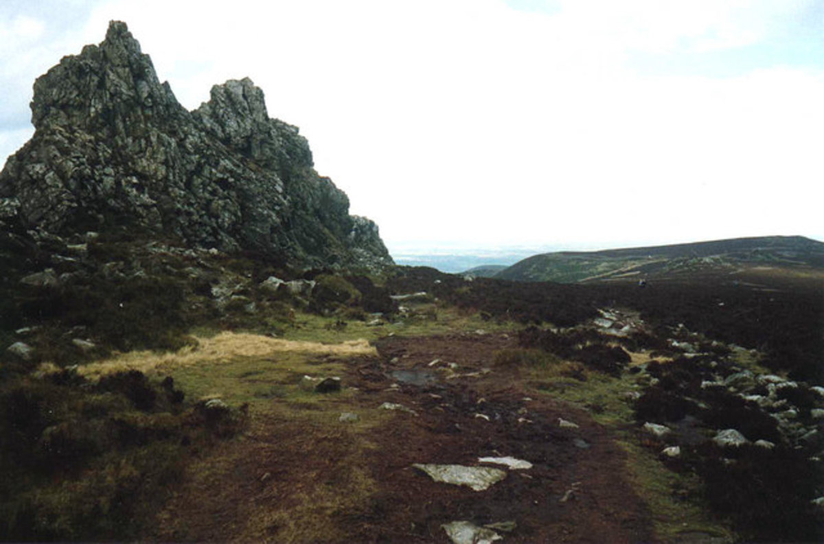 The Devil's Chair, the hill Wild Edric is said to roam whenever England is threatened with invasion. 