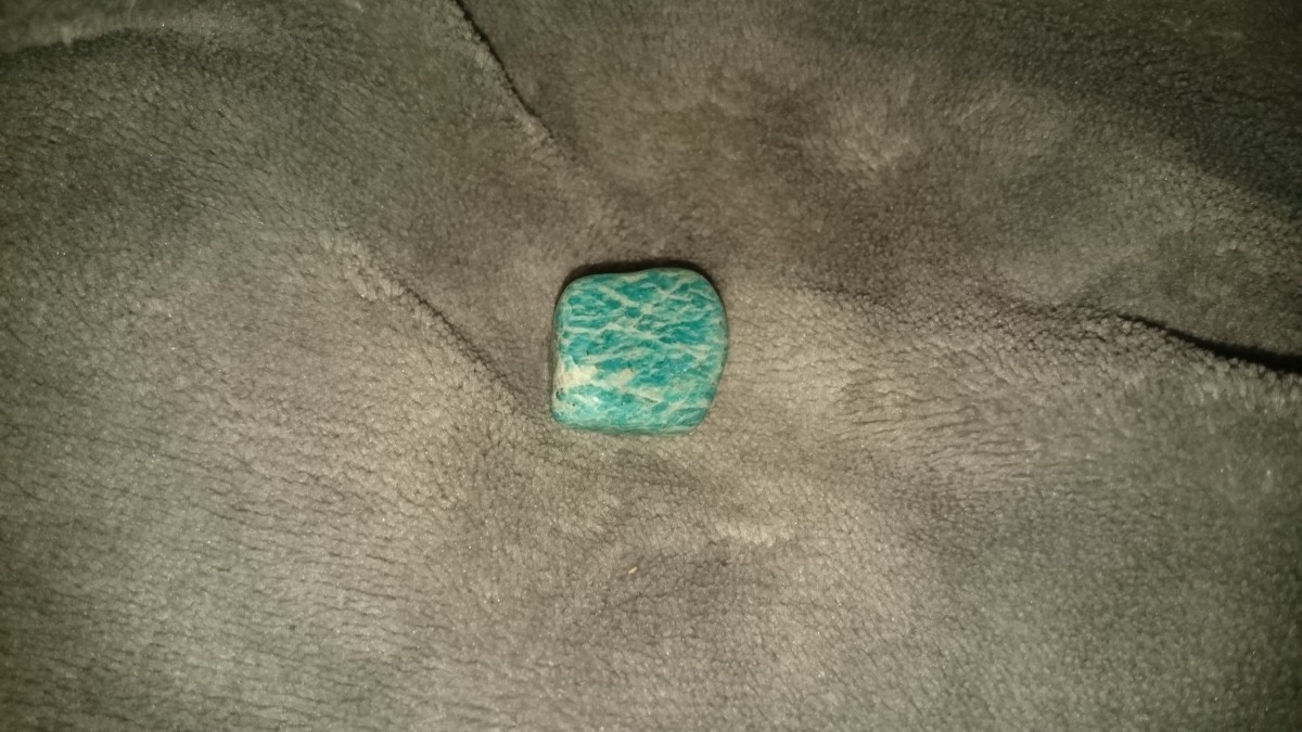 Amazonite crystals can be used to balance male and female energies