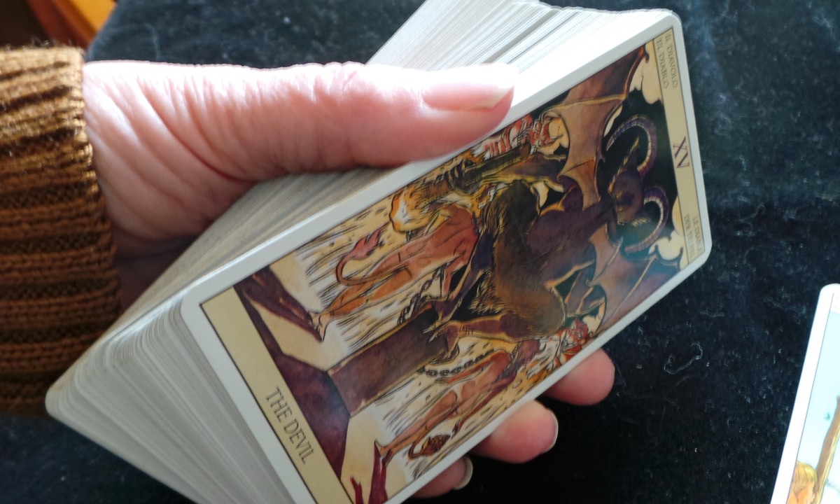 A great trick for gaining insight from a one card tarot reading and discovering "the root of the matter."