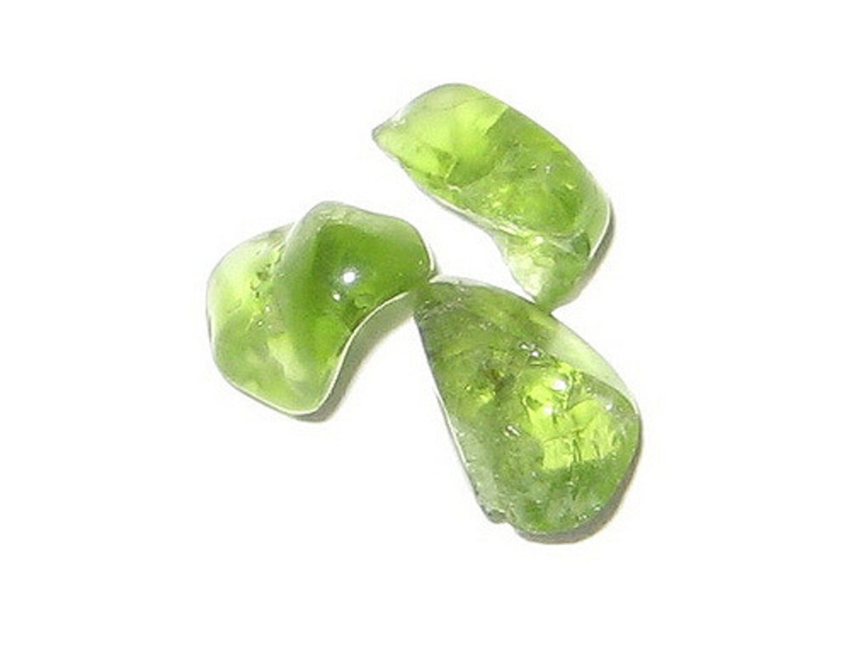 Peridot is a supportive crystal that can help with emotional issues.