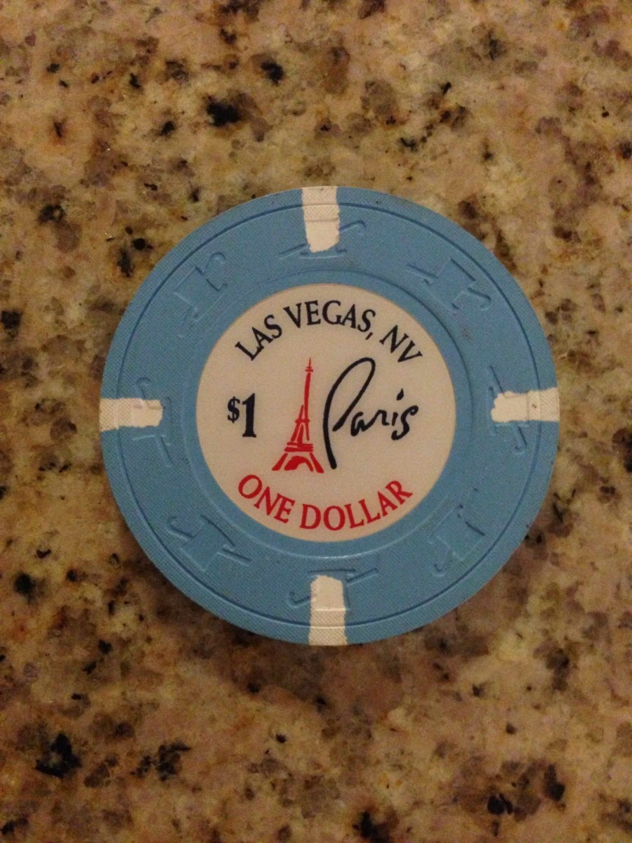 $1 Paris Casino Chip Souvenir 
