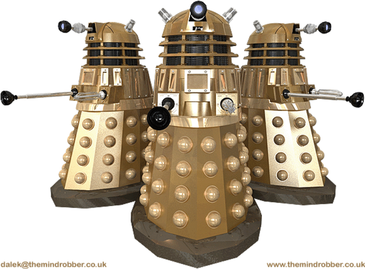 New Doctor Who Daleks (These guys fly so stairs are no longer a bar to world domination!)