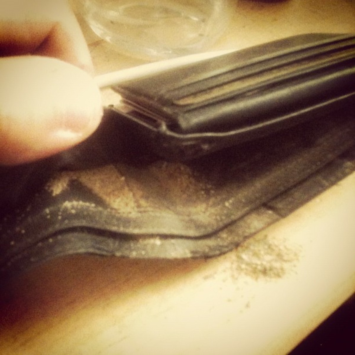 Yep. Sand in the wallet.