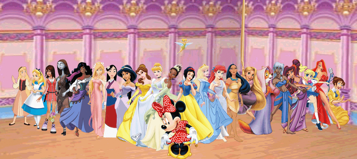 All of Disney's leading ladies, not just their princesses.