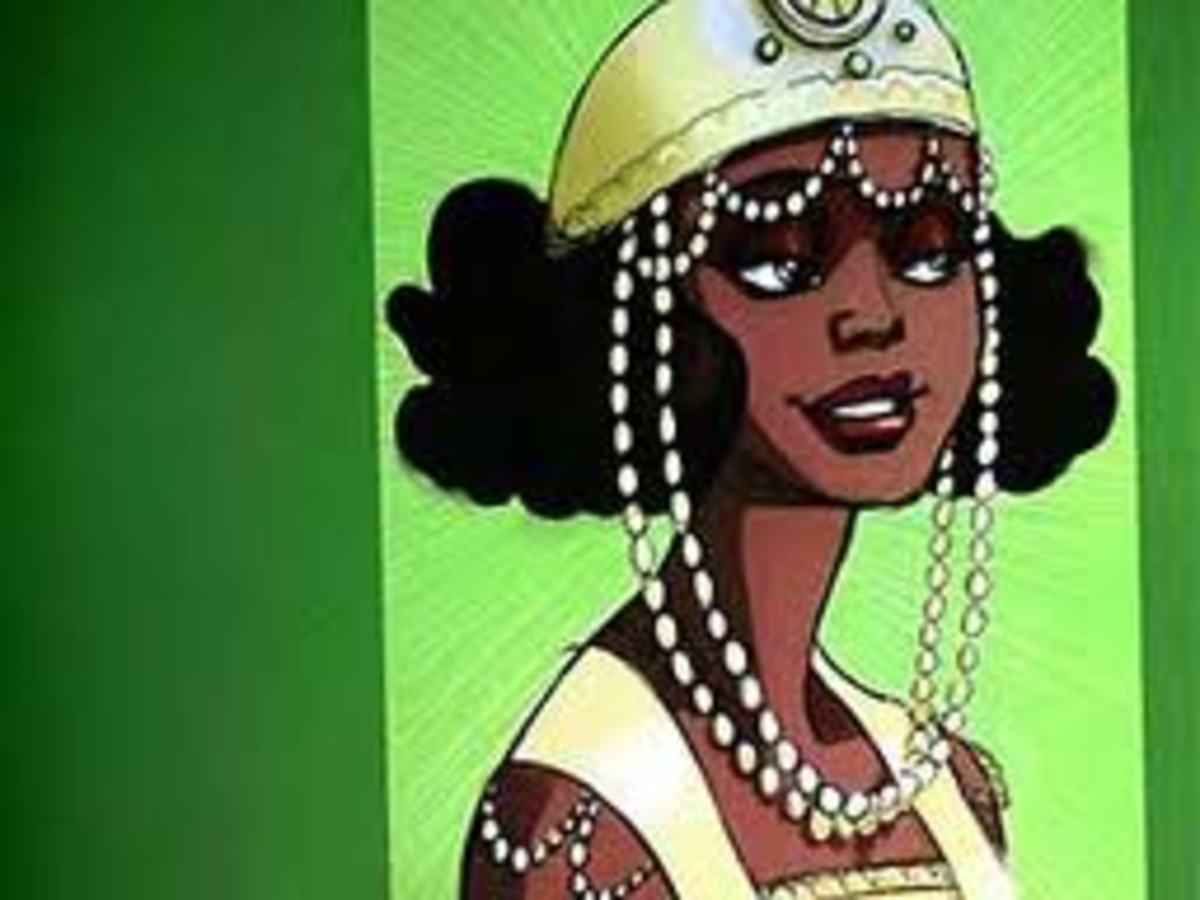 First audience seen character concept for Tiana, heroine of Disney's Princess and the Frog.