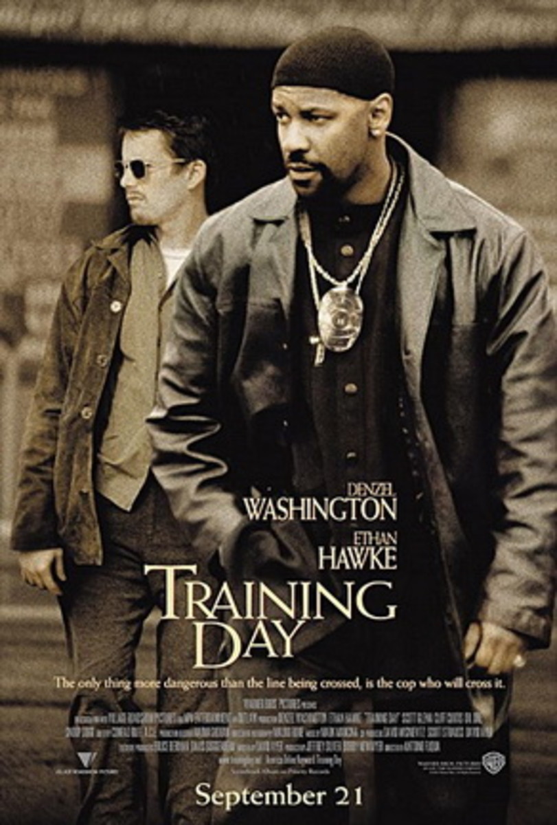 Training Day is a police drama that follows for one day the actions of two L.A.P.D. narcotics detectives.