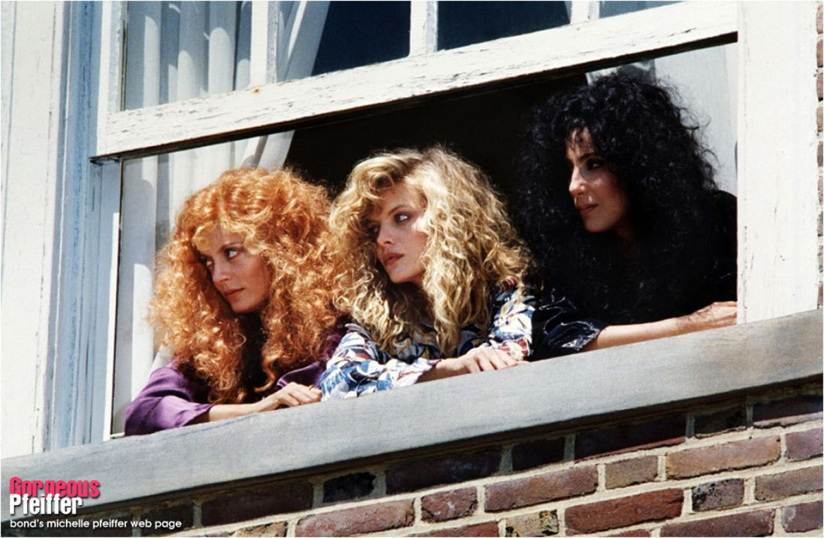 "Witches of Eastwick" – If you see three women looking at you like this, you shouldn't have done what you did, Jack Nicholson.