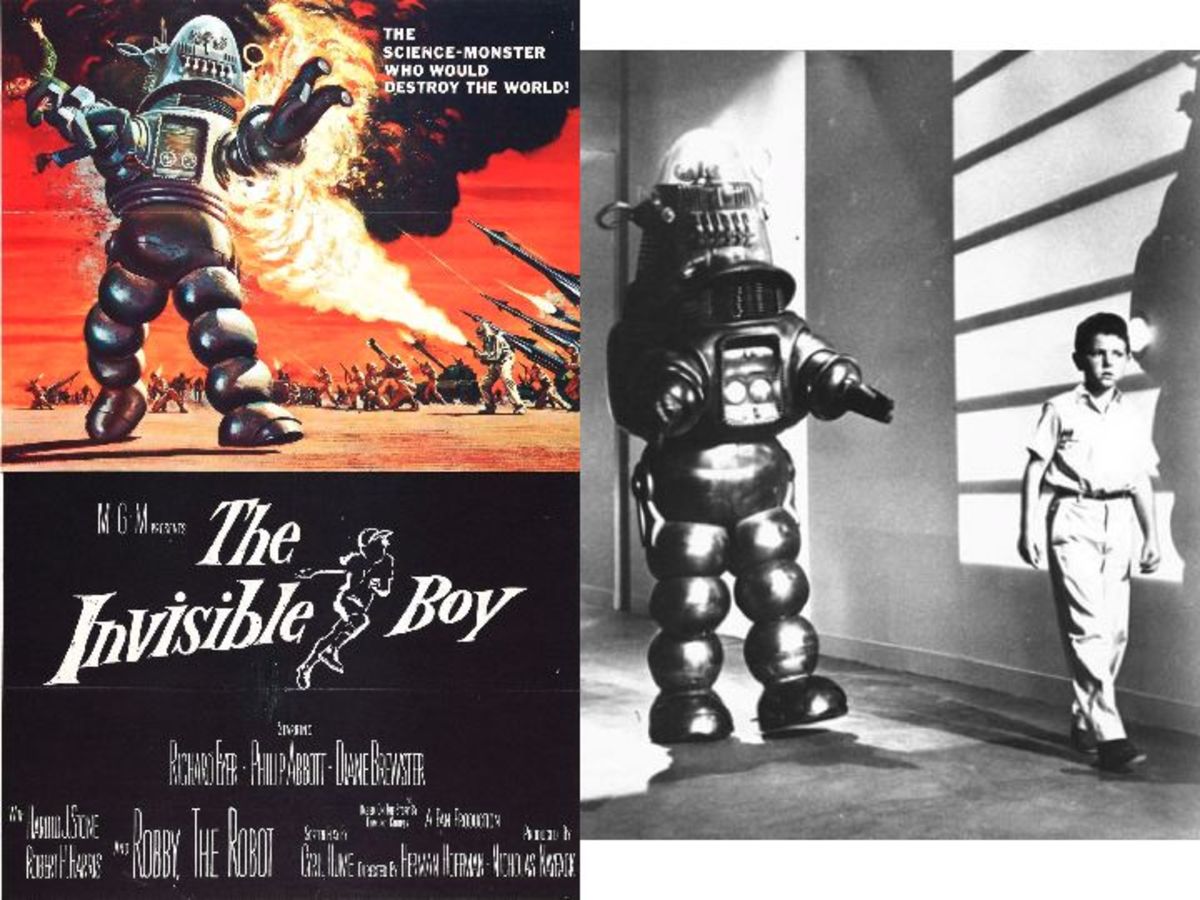 Robby The Robot in The Invisible Boy
