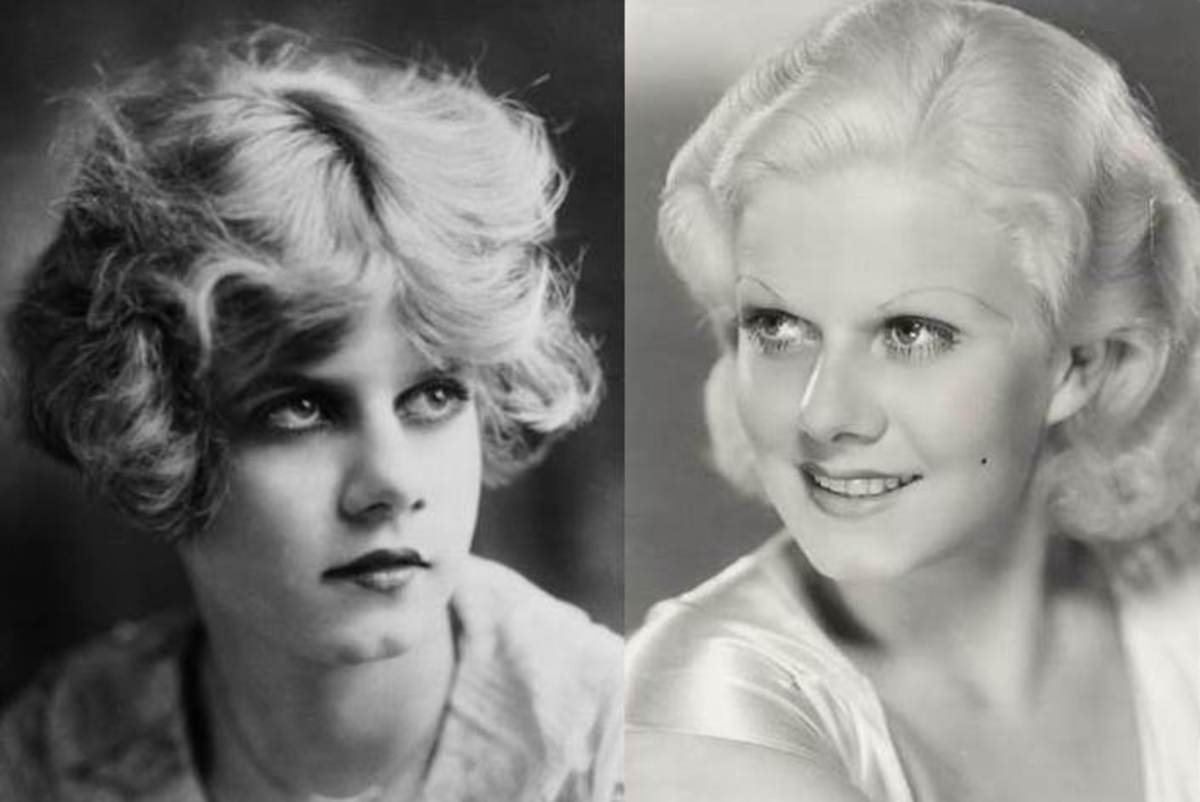 Jean Harlow Before and After