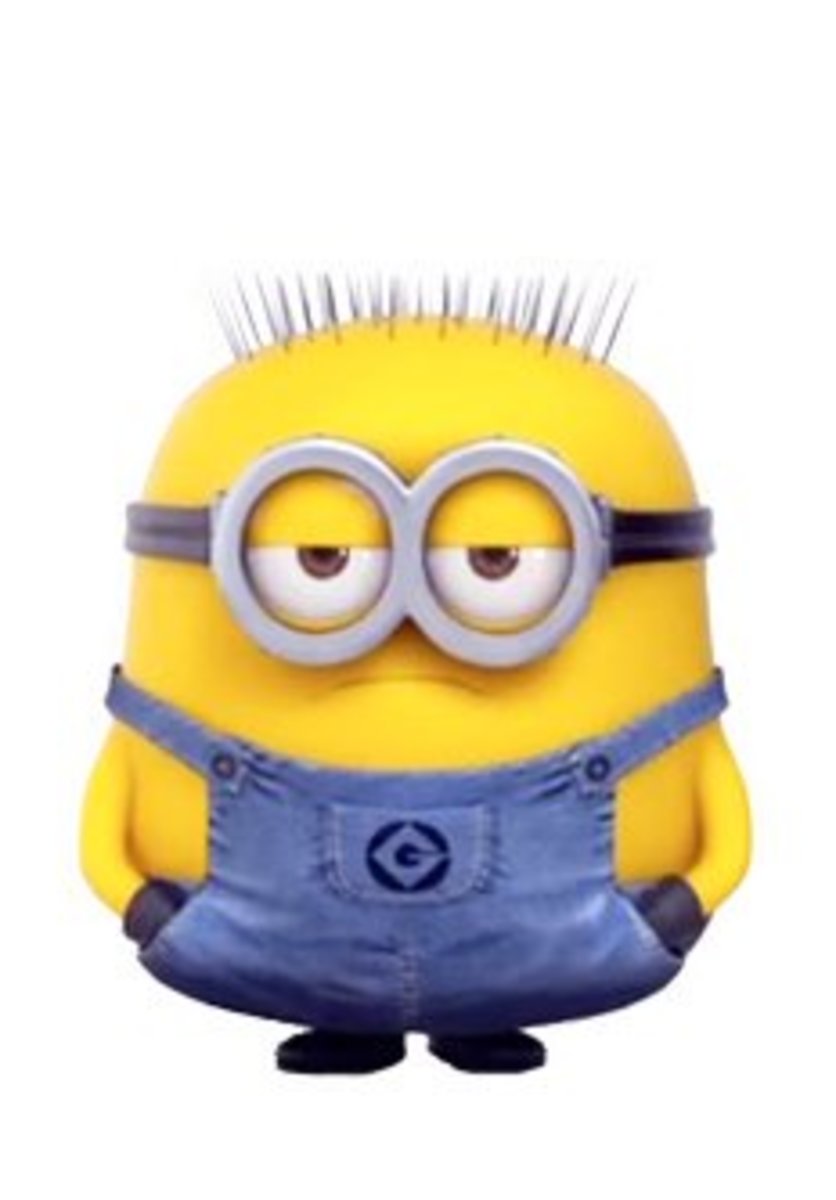 tall minion with one eye
