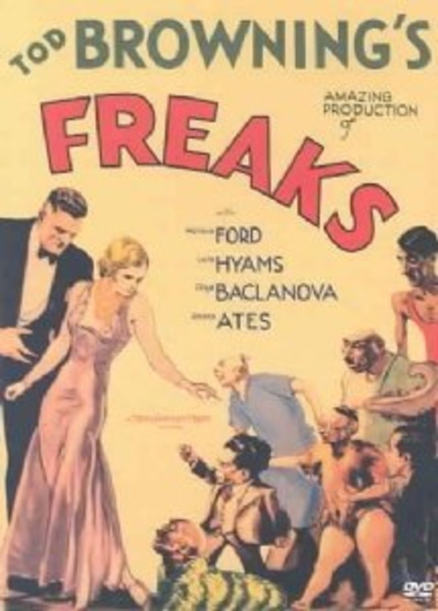 Movies poster, "Freaks."