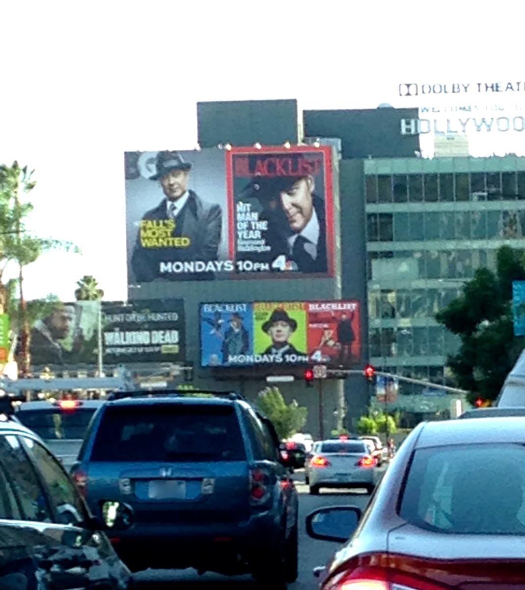 Sunset Boulevard in Hollywood.