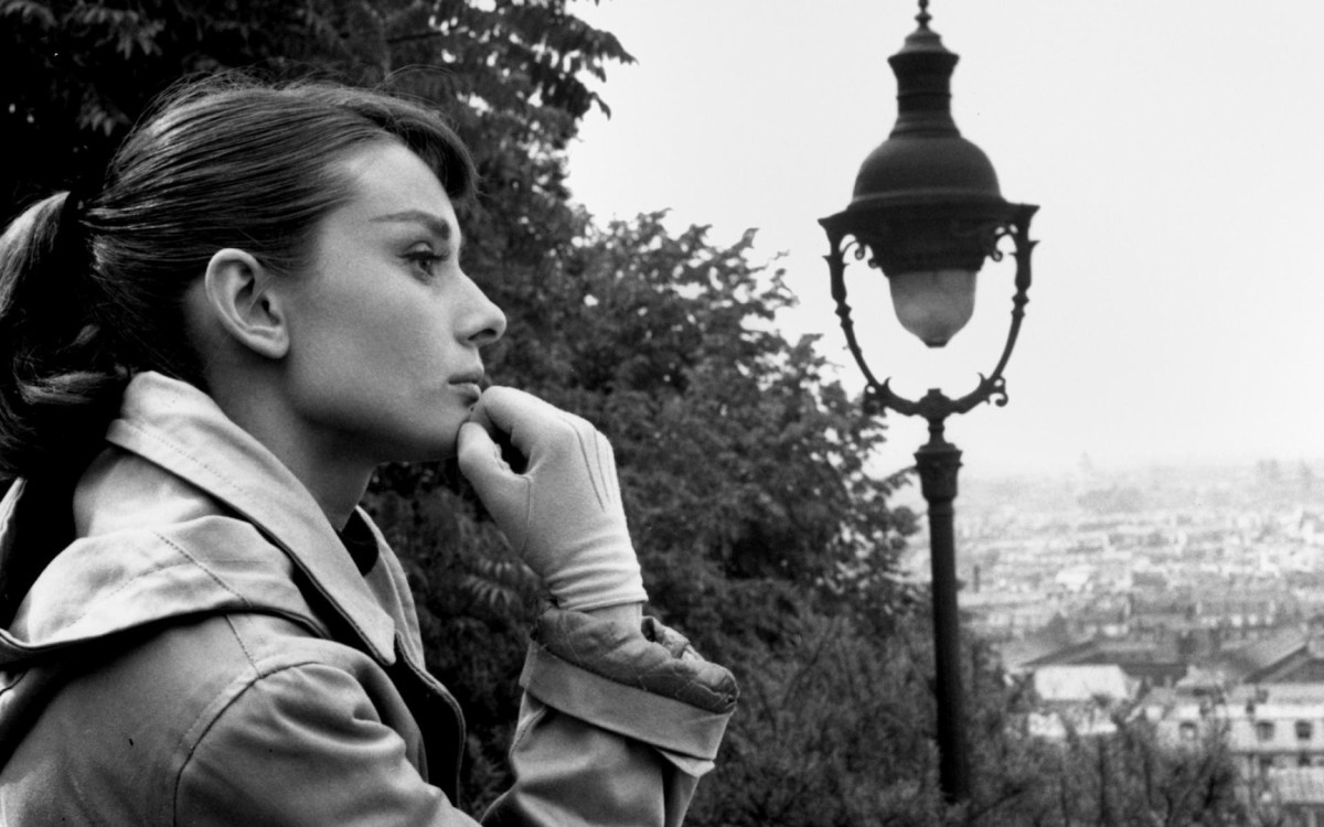 Audrey Hepburn in Paris, July 7, 1956