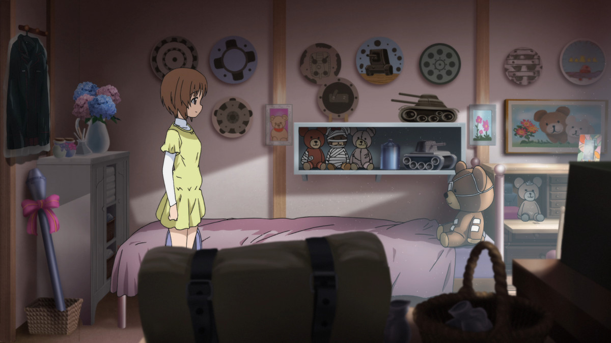 A scene from director Tsutomu Mizushima's anime film "Girls und Panzer der Film."