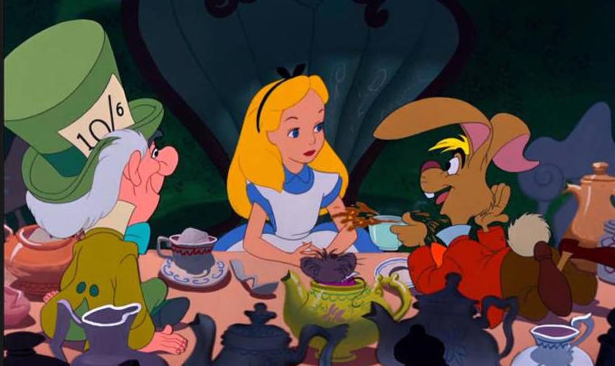 Disney had originally wanted Alice to be the first full length feature animation, but Snow White was chosen instead. Disney was not able to complete Alice in Wonderland until 1951. The film was a total flop at first, but later became a cult classic.