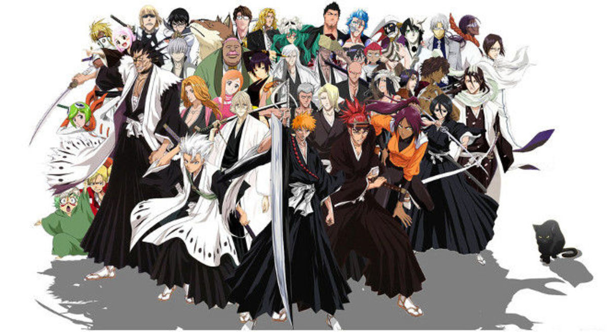 Group young people anime style characters Vector Image