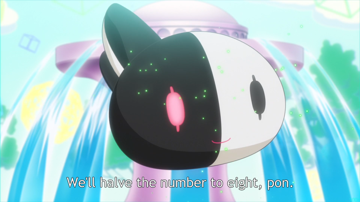 "I'm Kyubey minus the compelling motivation,  plus an annoying verbal tick, pon!"