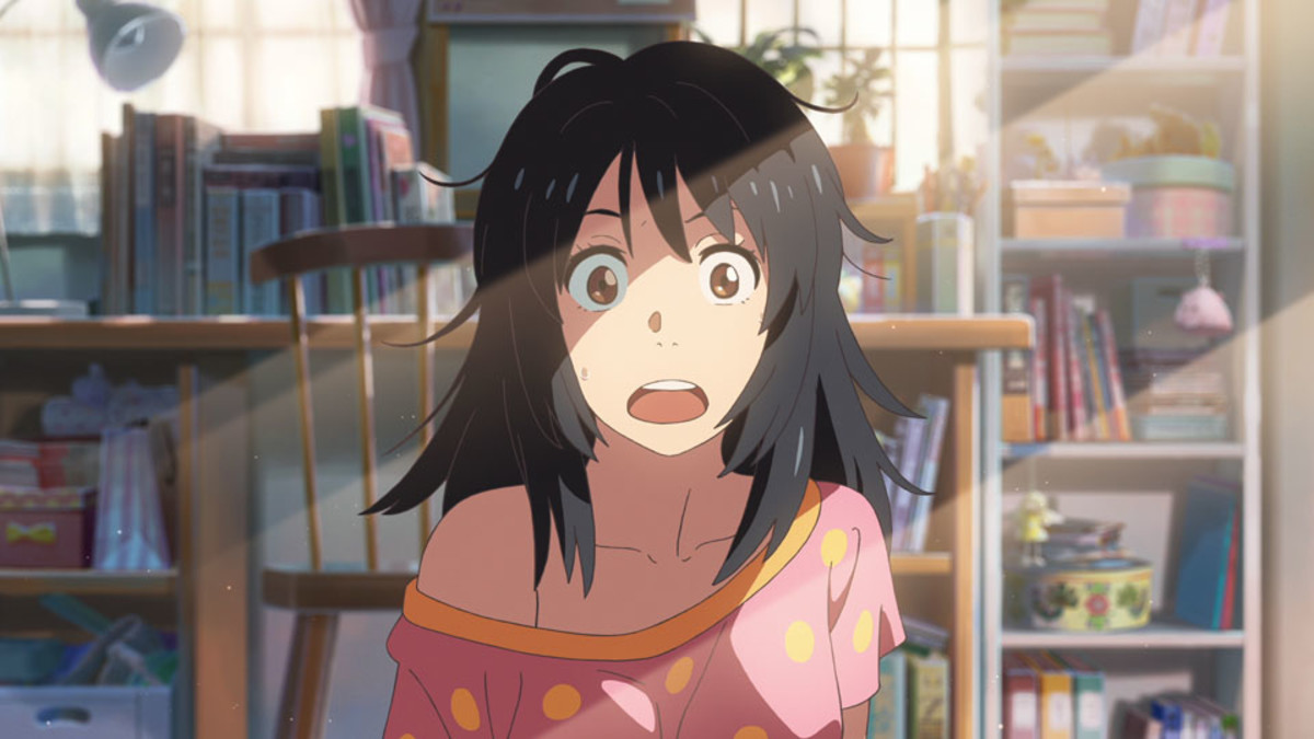 Mitsuha from the anime film, "Your Name."
