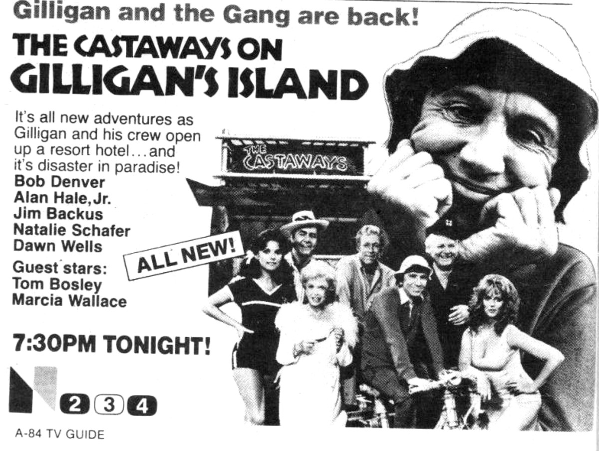 Promotional ad for "The Castaways on Gilligan's Island."