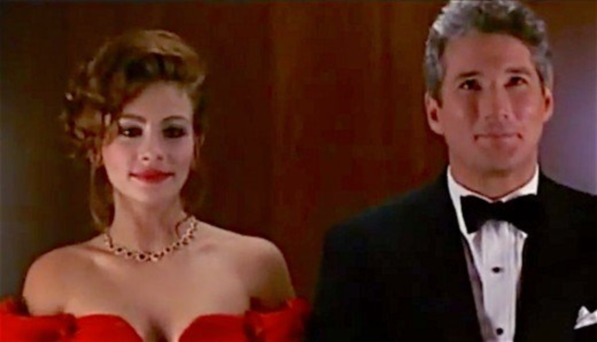 Julia Roberts and Richard Gere in Pretty Woman. 