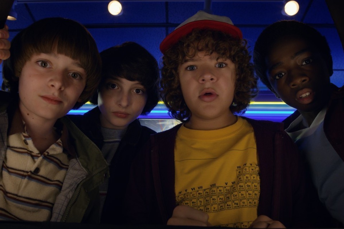 Will, Mike, Dustin, and Lucas from "Stranger Things."