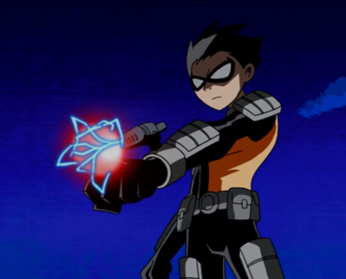Robin as Slade's apprentice