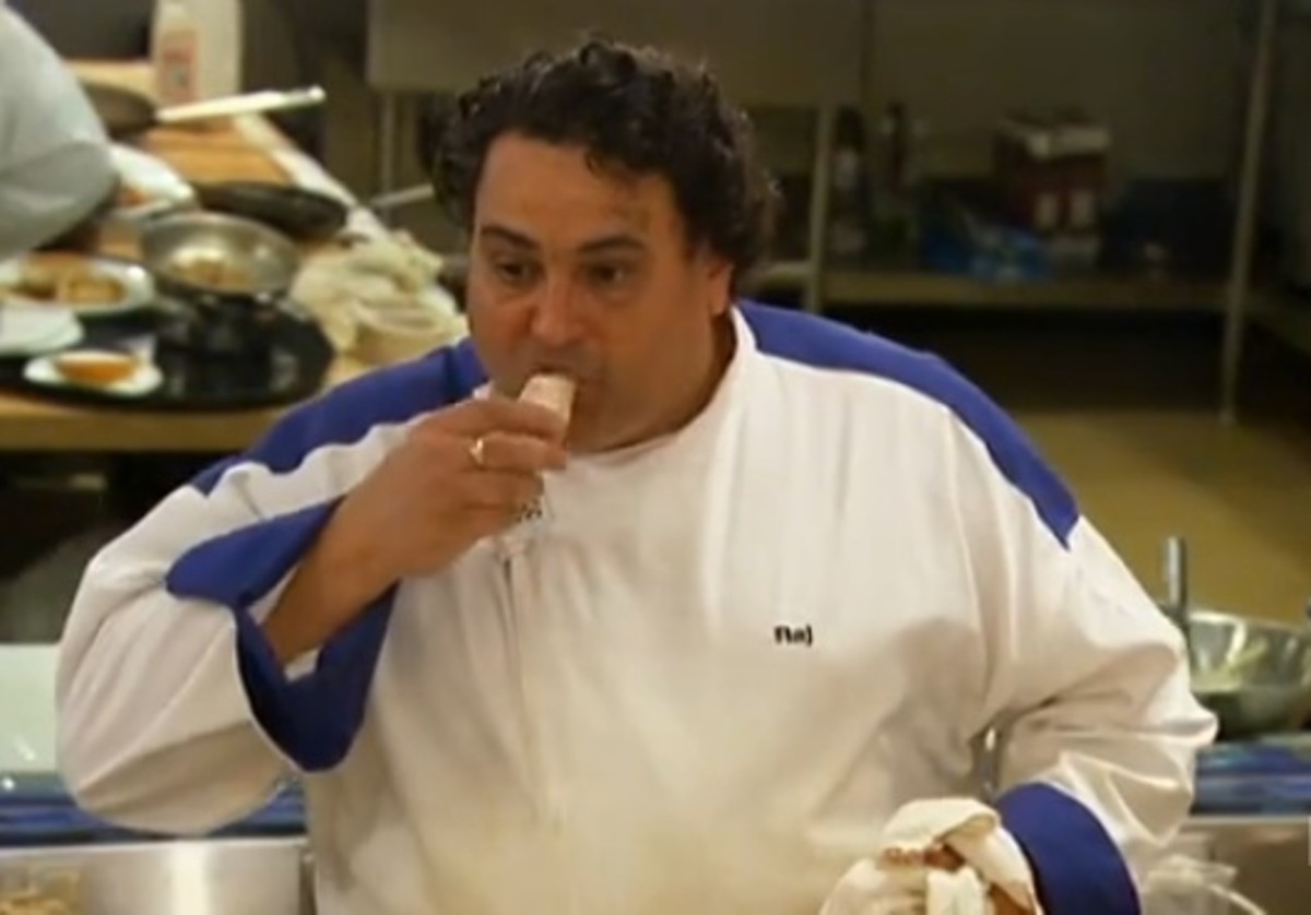 Raj was known as a chef who ate a lot on the job.