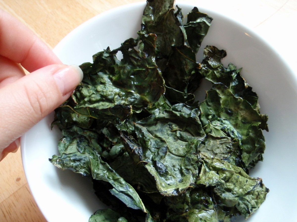 cooked leafy greens