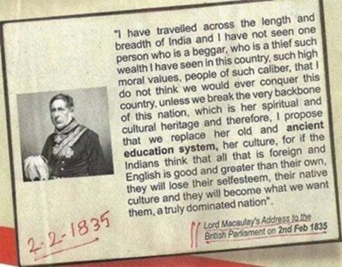 How India was "colonized" is reflected in this "brilliant" thinking of a British Official