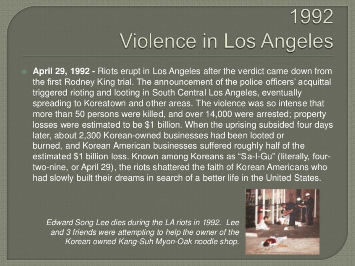Remembering When LA Burned With Rage 25 Years Later HubPages
