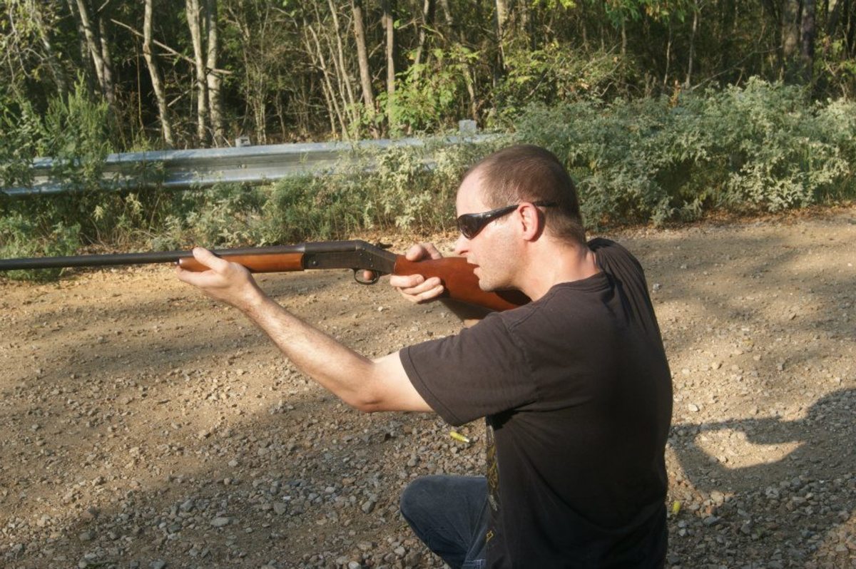 This Is Me With My Harrington and Richardson Single Shot 20 Gauge.