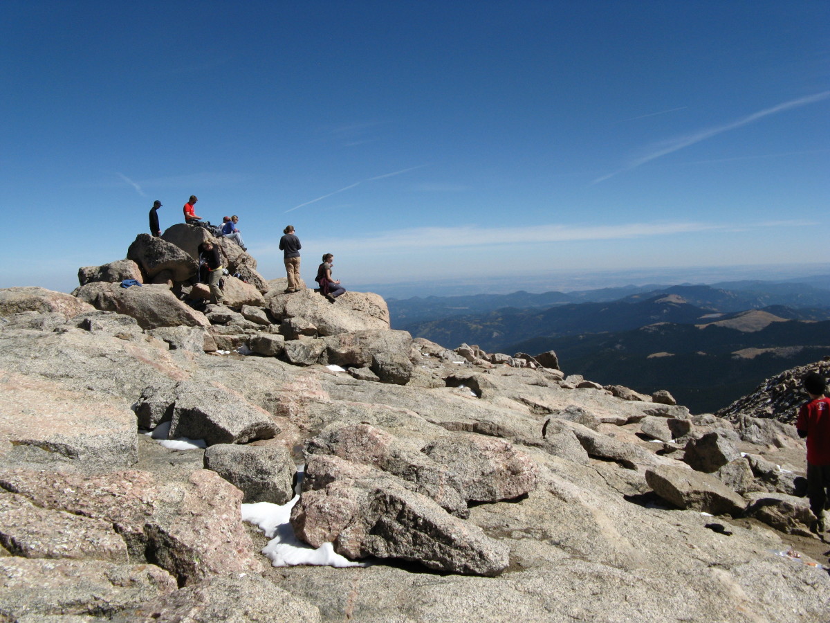 On the top of Mt. Evans