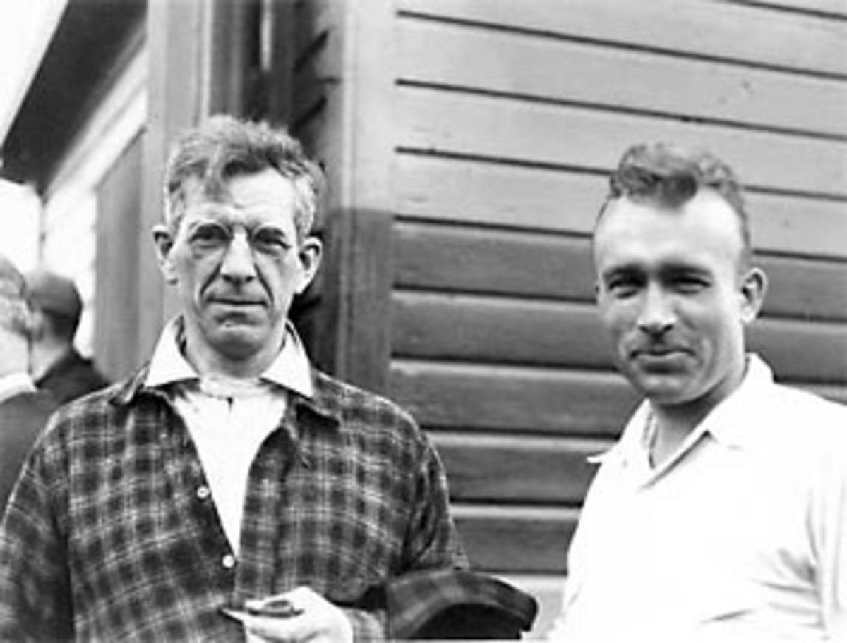 Benton MacKaye and Myron Avery - Appalachian Trail pioneers.  