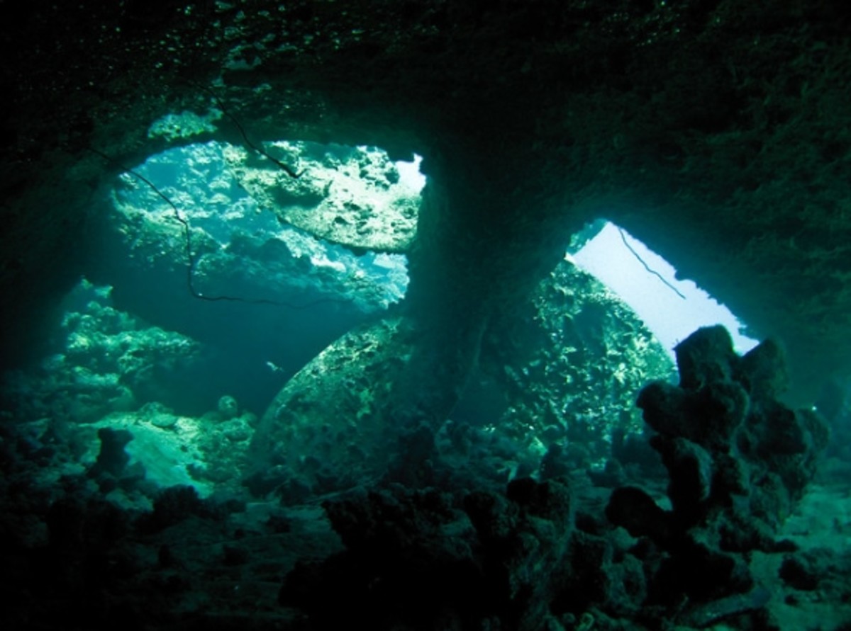 Part of the Marble wreck, in Jeddah Red Sea