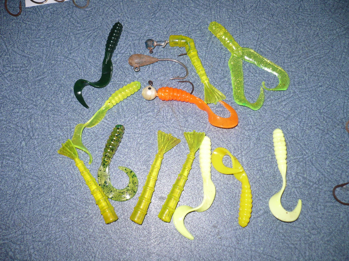 Different fishing Jigs (artificial baits)