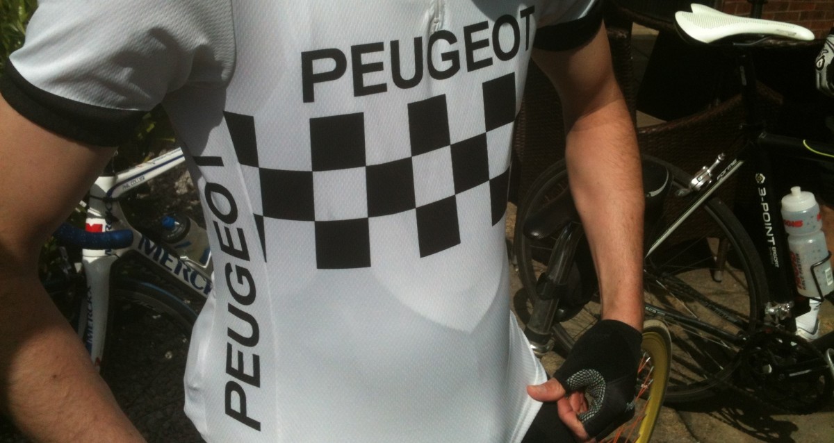 The Peugeot team cycling jersey- A classic recreated in modern fabrics