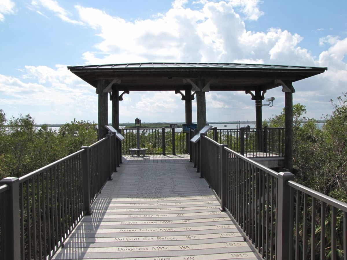Pelican Island observation tower