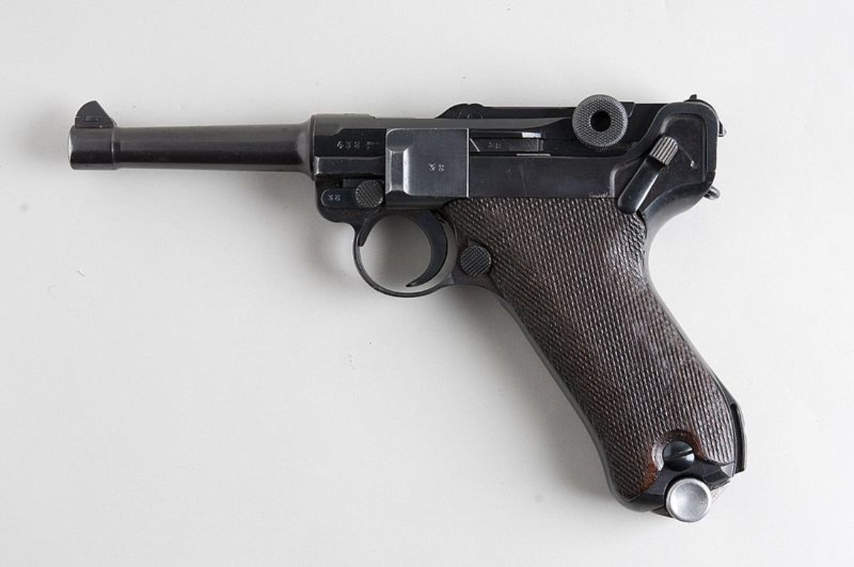 The iconic Luger P.08, the first auto pistol adopted as standard by a major world power.