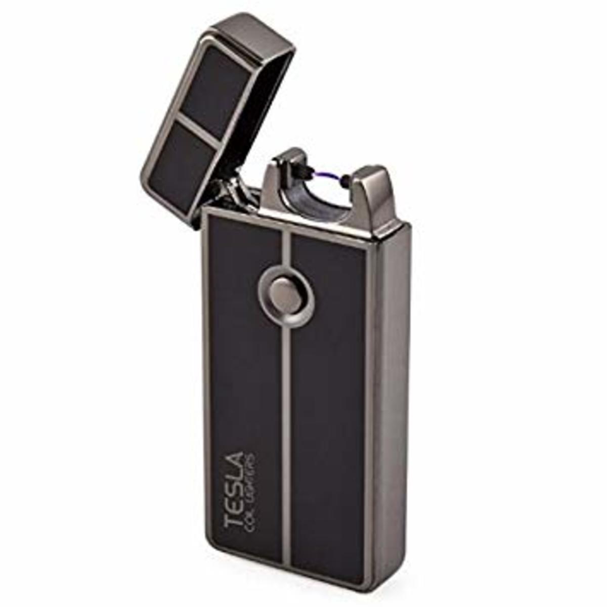 9. Tesla electric arc/plasma lighter—lighters are like vehicles, each designed for their own particular purpose in life.