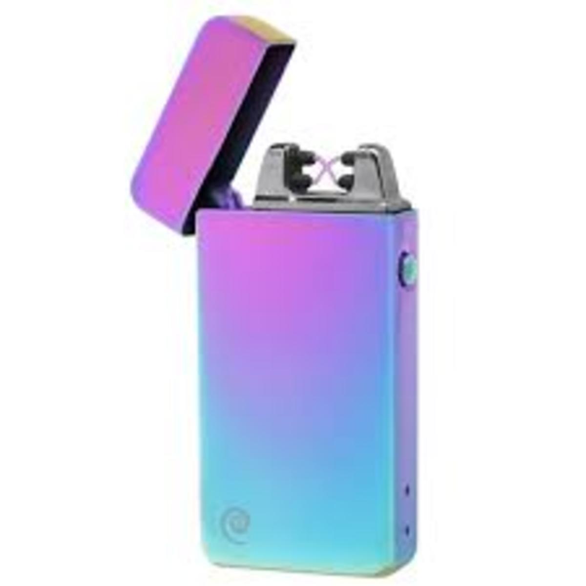 Electric arc/plasma lighter—lighters have been incorporated into guns, walking sticks and now, mobile/cell phones.