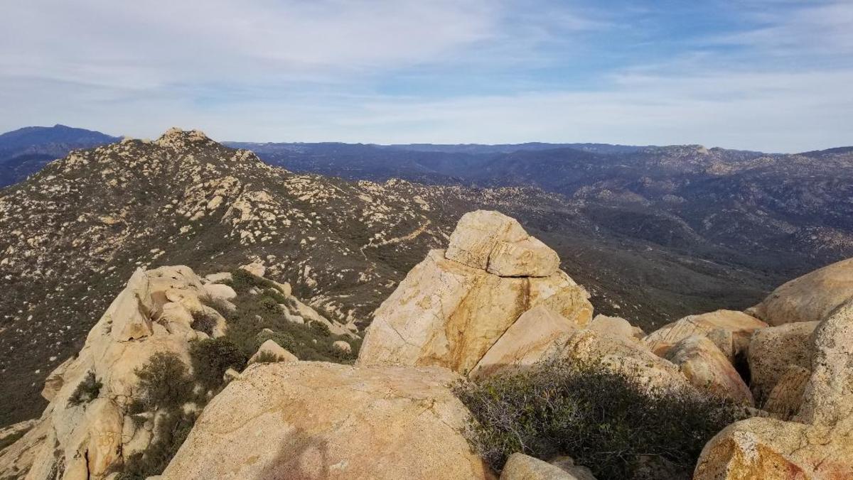 The view from the top of Lawson Peak