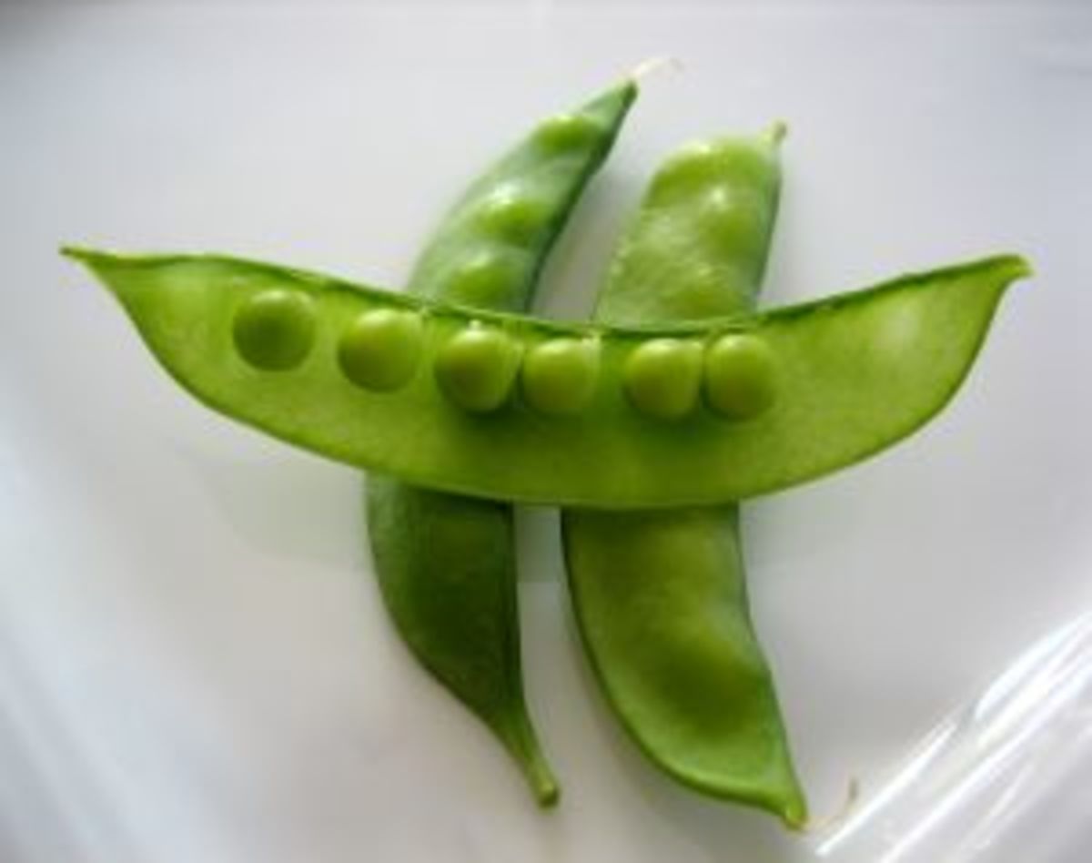 Snow peas are fun finger foods and kids love to dip them in ranch dip. They are rich sources of iron. 