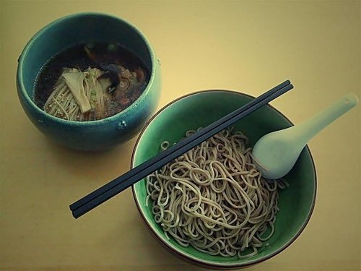 Soba Noodle Dish