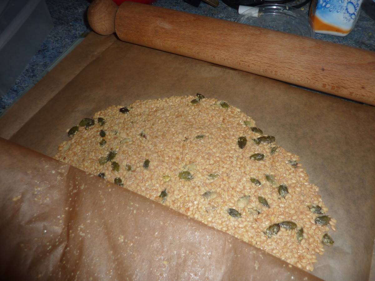 Roll out thinly between two sheet of baking parchment.
