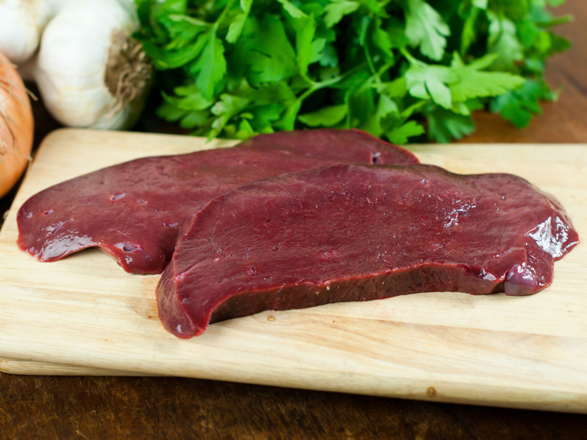 Grass-fed beef liver is rich in B vitamins, iron, and CoQ10. 