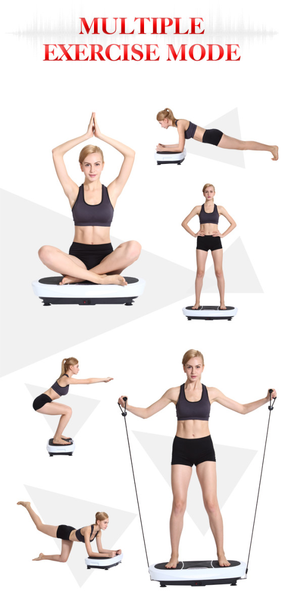 The possibilities are endless with the vibration plate!