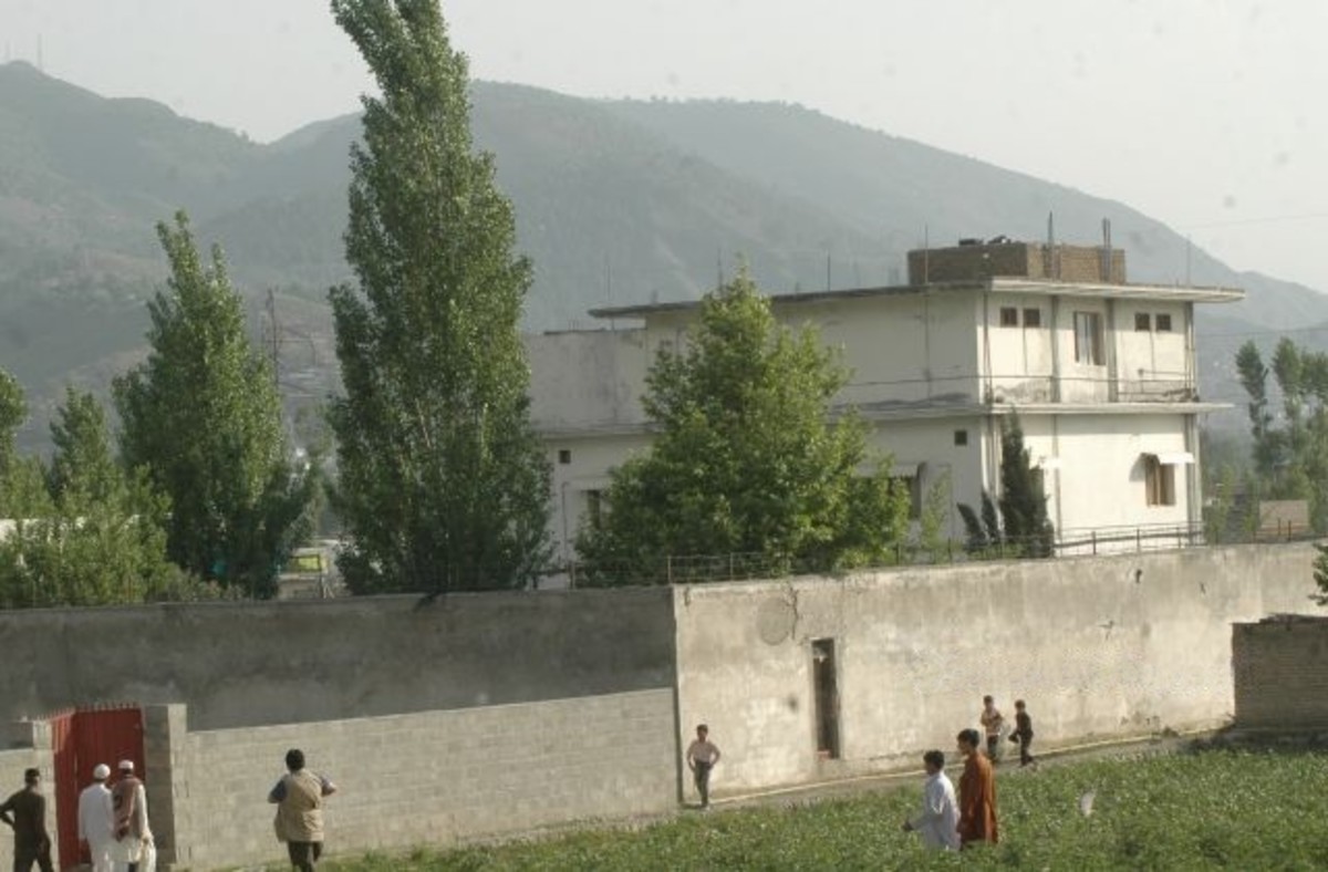 Osama bin Laden's hideout in Pakistan
