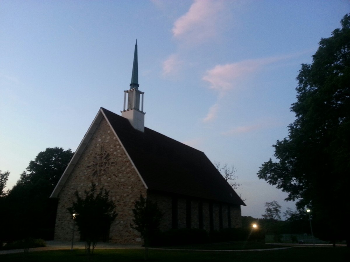 Chapel on the campus of Goucher College, MD