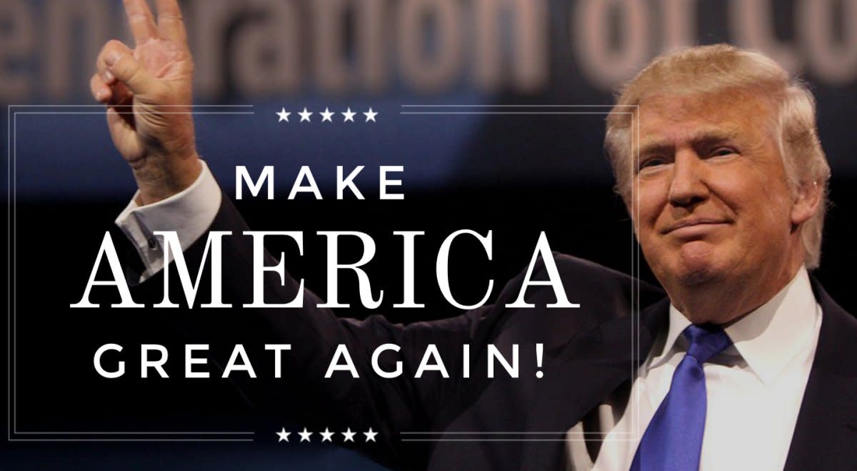 Donald Trump Promises to “Make America Great Again” 