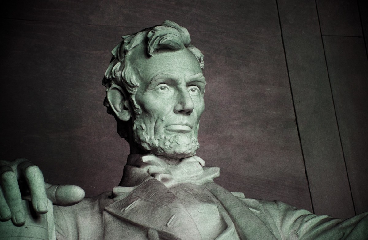 A Statue of Abraham Lincoln